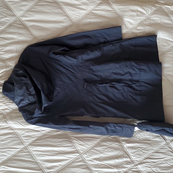 XS/TP Cole Haan Women's Packable Rain Jacket with Hood and Bow XS/TP - Picture 9 of 13